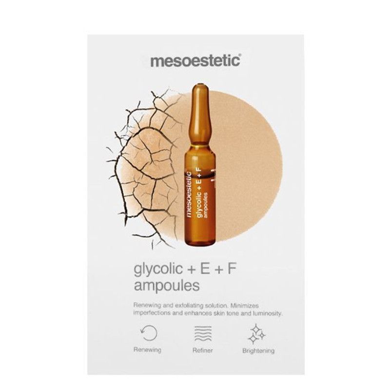 MESOESTETIC Glycolic + E + F Ampoules (10 x 2ml)