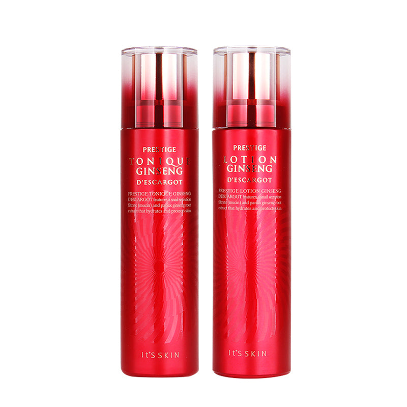 Its Skin Prestige Tonique/ Rossion Ginseng D'escargo Skin & Lotion Set