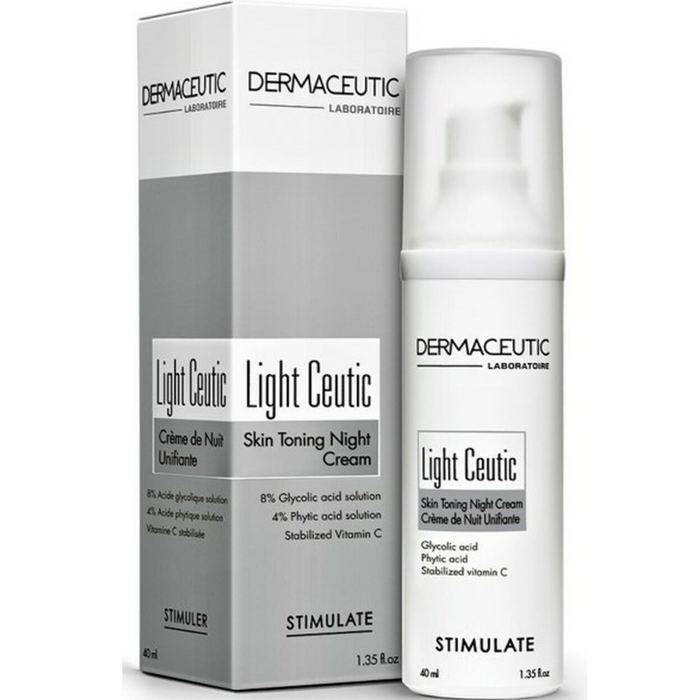 DERMACEUTIC Light Ceutic - Skin Toning Night Cream (1 x 40ml)