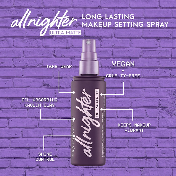 Urban Decay All Nighter Ultra Matte Makeup Setting Spray 118ml